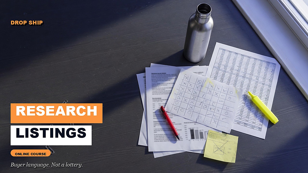 Drop Ship Research & Listings with AI