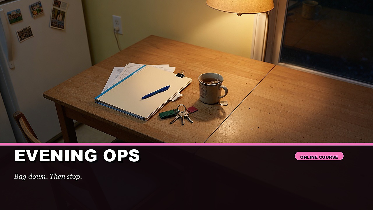 Evening Start Ops