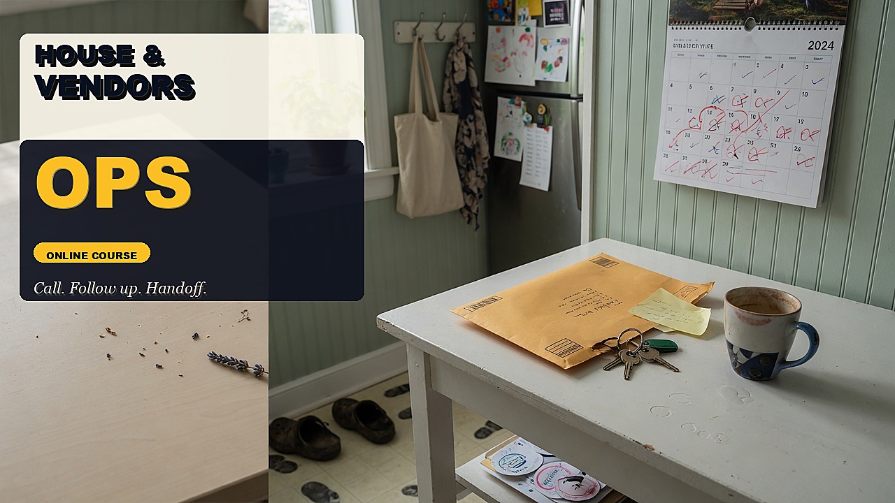 House & Vendors Ops